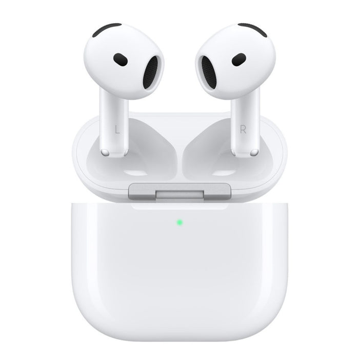 Apple AirPods (4th Generation) – Active Noise Cancellation, Wireless Charging Case (USB-C), White