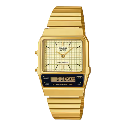 Reloj Analógico Y Digital Casio Vintage Edgy Aq-800eg-9aef