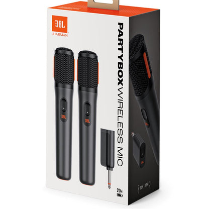 JBL Partybox Wireless Mic Micrófono Inalámbrico Pack De 2