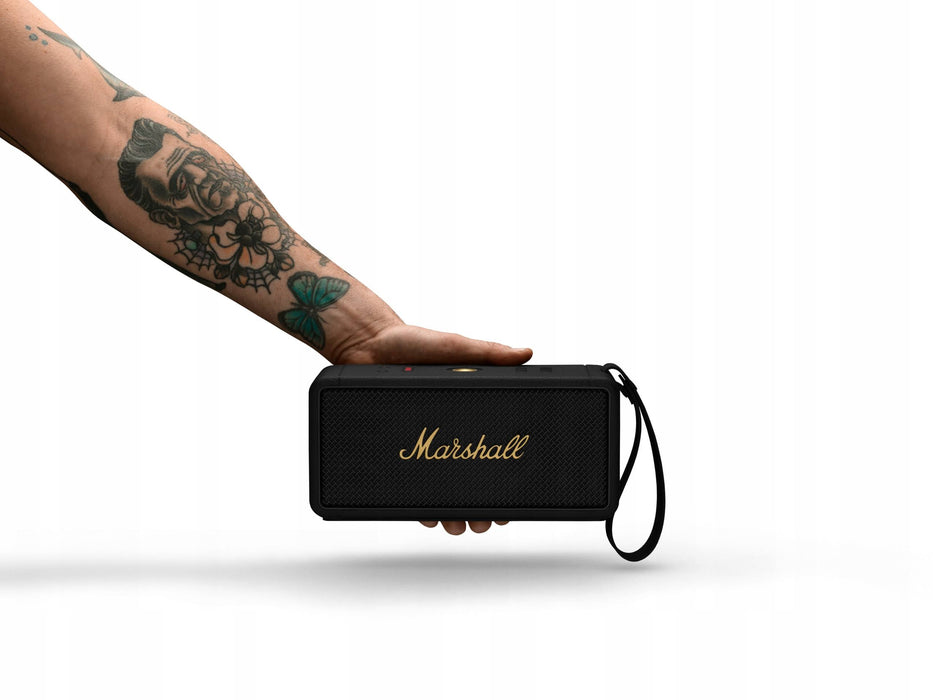 Altavoz Bluetooth Marshall Middleton Black & Brass