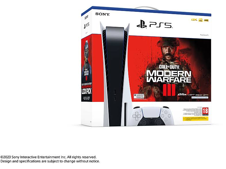 Sony PlayStation 5 con Lector de Discos + Call of Duty, Modern Warfare 3