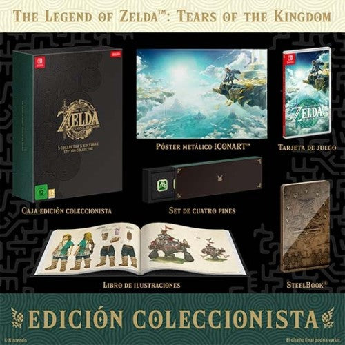 The legend of zelda: tears of the kingdom edición coleccionista limitada now available