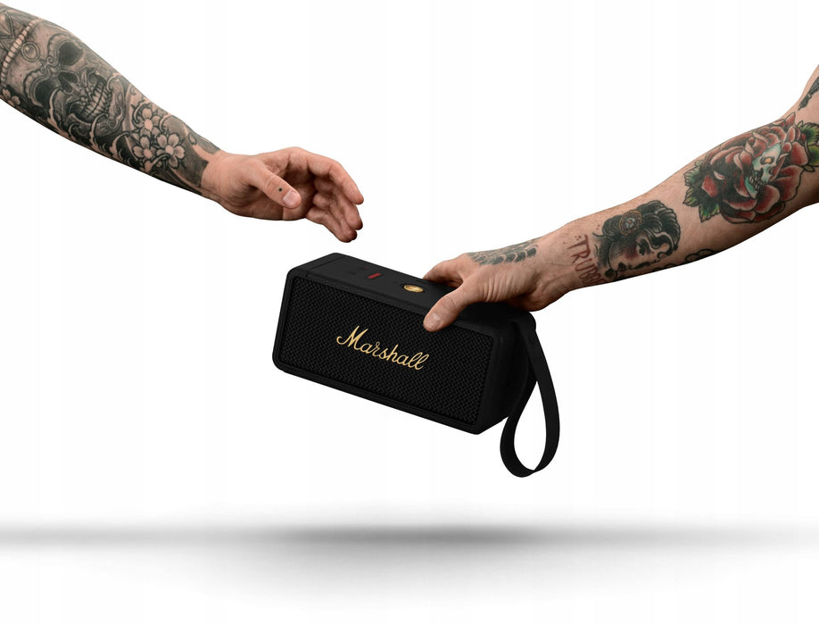 Altavoz Bluetooth Marshall Middleton Black & Brass