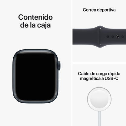 Apple Watch Series 8/ GPS/ Cellular/ 45mm/ Caja de aluminio