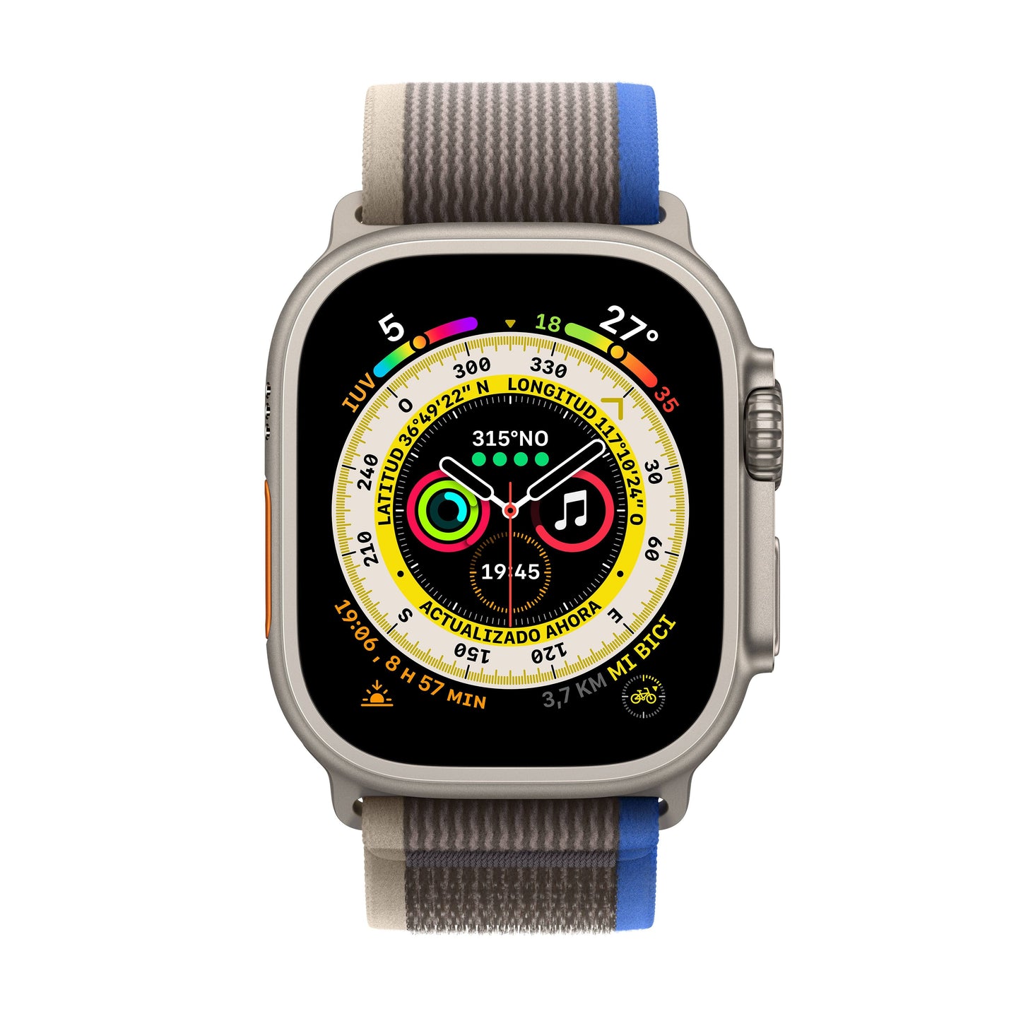 Apple Watch Ultra/ GPS/ Cellular/ 49mm/ Caja de Titanio/ Correa