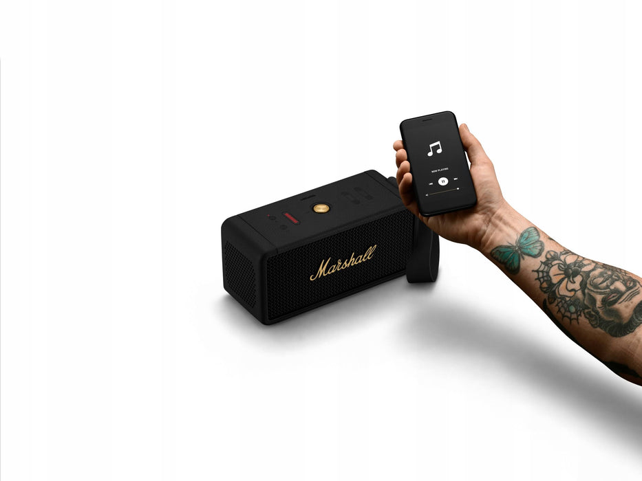 Altavoz Bluetooth Marshall Middleton Black & Brass