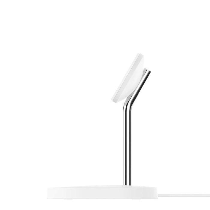 Belkin BOOST↑CHARGE PRO MagSafe 2-in-1 Wireless Charging Stand for Apple– White