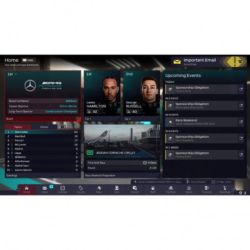 F1 Manager 2022 para PS4
